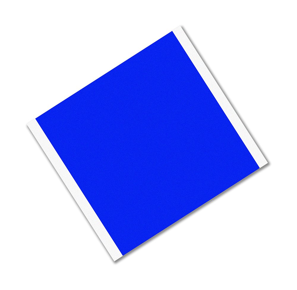 TapeCase 8905-11.5" x 11.5"-25 Blue Polyester/Silicone Adhesive Tape Converted from 3M 8905, Squares, 400 degrees F, 11.5" Length, 11.5" Width (Pack of 25)