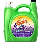 Gain 634261258551 Liquid Laundry Detergent, Lavender Scent,Regular Washer and HE Compatible, 96 Loads, 150 fl oz (1)