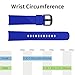 ANCOOL Compatible Gear Sport Band Replacement 20mm Silicone Watch Band Compatible Gear Sport/Galaxy Watch (42mm)/Ticwatch E/Ticwatch 2/Vivoactive 3 Watch - Small Royal Blue