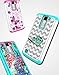 LG K8 Case, LG Escape 3 Case, LG Phoenix 2 Case, Style4U Butterfly Studded Rhinestone Crystal Bling Hybrid Armor Case Cover for LG K8/LG Escape 3/LG Phoenix 2 with 1 Style4U Stylus [White/Hot Pink]