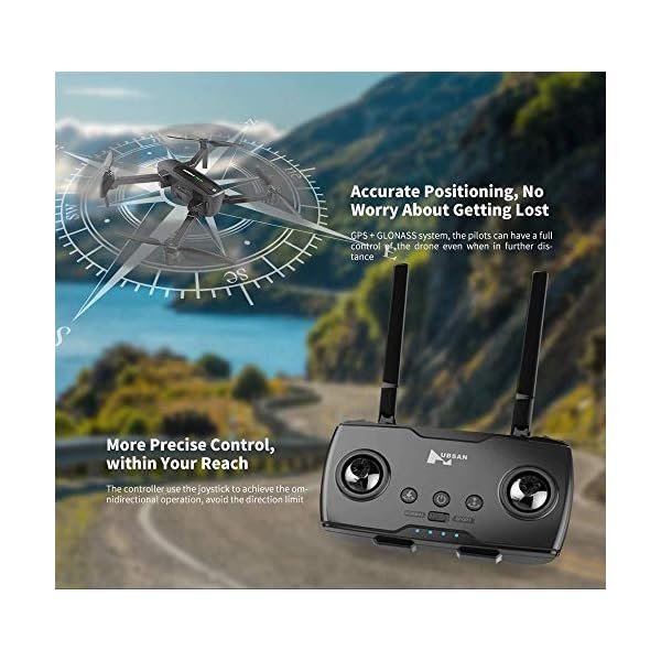 Drohne mit Kamera, Zino Pro Plus Drohne mit 4K UHD Kamera 3-Achsen Gimbal GPS FPV RC Quadcopter, 8KM Getriebe… – Bild 4