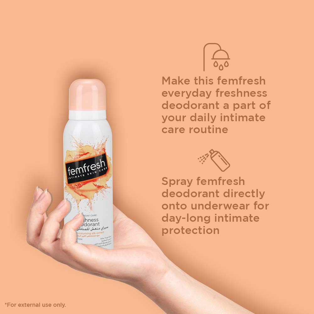 Femfresh 125ml Feminine Freshness Deodorant Spray by Femfresh : Beauty