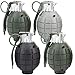 Lot of 4 Kids Toy B/o Grenades for Pretend Play