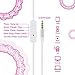 VCOM Volume Limited Wired Kids Friendly Portable Headphones with Adjustable Headset Children Girls Comfortable Lightweight Princess Earphones for iPhone iPad Android Smartphone Kindle Tablets - Pink