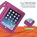 HDE Case for iPad Mini 1 2 3 Kids Shockproof Bumper Hard Cover Handle Stand with Built in Screen Protector for Apple iPad Mini 1st 2nd 3rd Generation (Hot Pink)