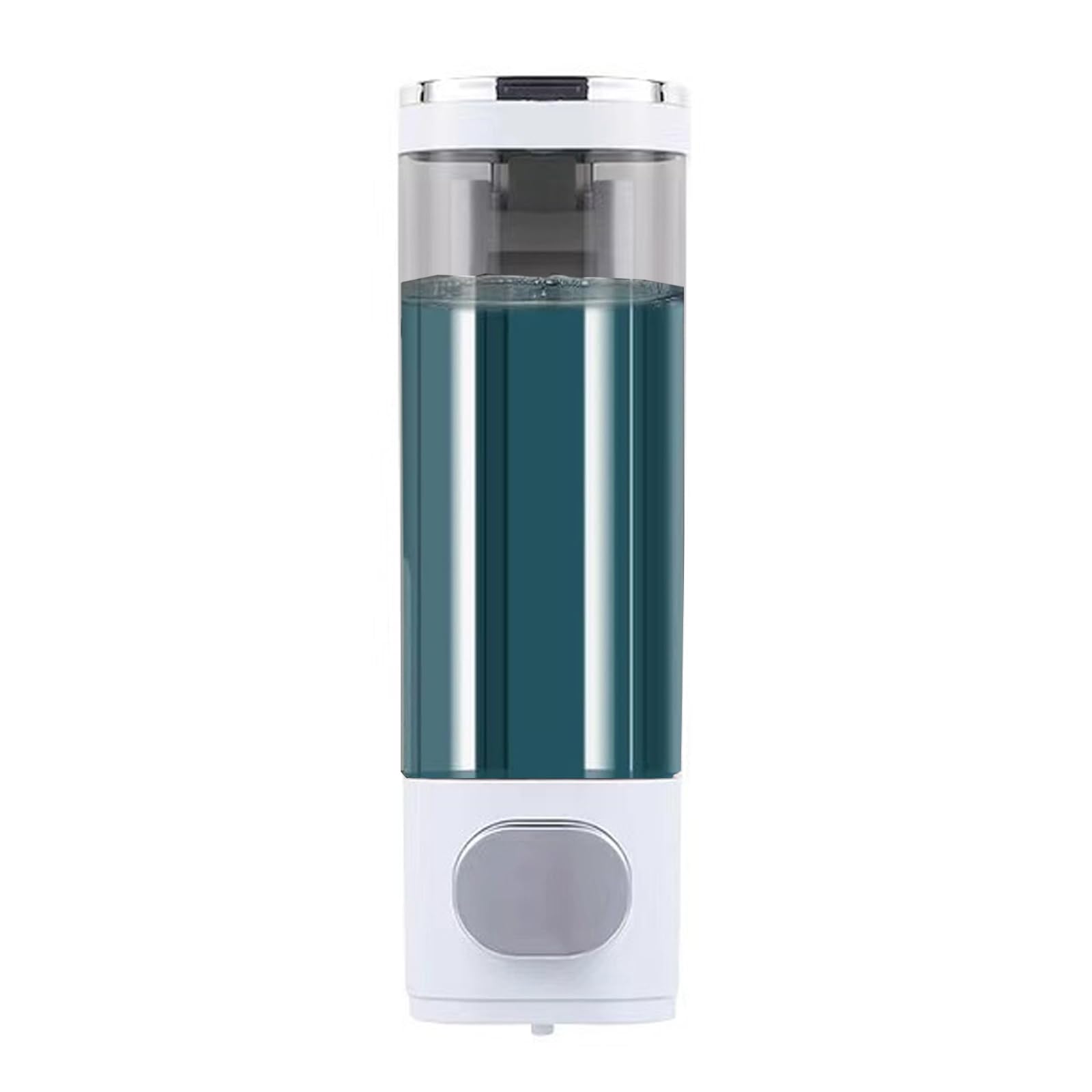 Photo 1 of YYTSGG Wall Mounted Hand Soap Dispenser, Single 13.5OZ White Shampoo and Conditioner Dispenser, Bathroom Shower Dispenser Gel Container Dispenser and Organizer for Bathroom Kitchen Hotel