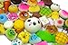 LEMO 30PCS Random Soft Kawaii Panda Bread Mini Donuts Phone Straps Charms Gifts TO380