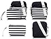 Leaper 3-in-1 Thickened Canvas Backpack Shoulder Bag Pencil Case Black