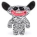 Fugglers, Funny Ugly Monster, 9 Inch Grin Grin (Zebra Print) Plush Creature with Teeth, for Ages 4 and Up
