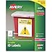 Avery Durable White Cover Up ID Labels for Laser Printers, 8.5