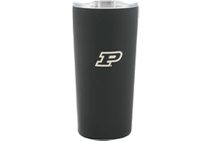 Decorvo Officially Licensed Collegiate Stainless Steel Tumbler - Double Walled Insulated Travel Tumbler with Slide Lid - 18 oz (Purdue)