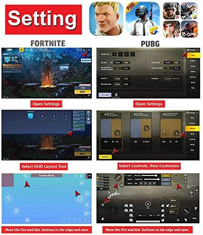 Mobile Game Controller For Pubg Fortnite Fiyapoo Gamepad For