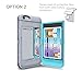 iPhone 6S Case, TORU [iPhone 6S Wallet Case Pattern Wood] Protective Slim Fit Dual Layer Hidden Credit Card Holder ID Slot Card Case with Mirror for iPhone 6S / iPhone 6 - Wood Geo