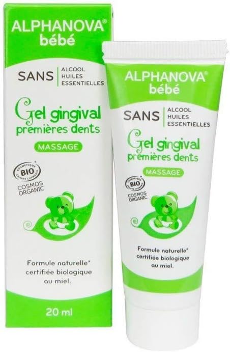 Alphanova Baby Gum Gel First Teeth Organic 20ml, 20 ml (Pack of 1)