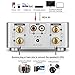 Bluetooth 5.0 Power Amplifier Wireless Audio Receiver with DC Adapter, Stereo Hi-Fi Digital Amp 2 Channel 50W+50W with RCA/AUX/USB/BT 5.0/TF Card inputs for Phone PC Tablet TV(Silver)thumb 4