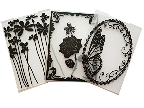 New Arrival Plastic Embossing Folder Scrapbook DIY Paper Cutting Dies Scrapbooking 3 Pcs