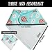 Baby Bandana Drool Bibs - Natural Organic Cotton with Fleece Back - Unisex 8-Pack Gift Set with Popular Nautical and Beach-Themed Designs for Boys and Girls - by So Peep