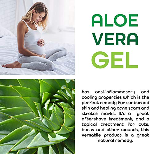 Pure Aloe Vera Gel Lotion For Face & Dry Skin Psoriasis Treatment