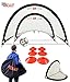 Trailblaze Pop Up Soccer Goals for Backyard - 2 Portable Soccer Nets for Backyard, 8 Disc Cones + Carry Case - Ideal Soccer Equipment for Training