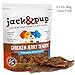 Jack&Pup Premium Natural Real Chicken Jerky Dog Treat Chews (8 Oz. Pack) – Delicious Fresh Extra-Lean Tender Chicken Jerky for Dogs –No Fillers or Additives; Only Real Natural Chicken Breast Tenders