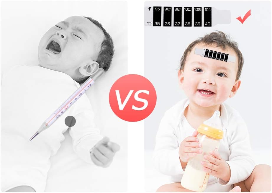 Decdeal Bandes De Thermometre Frontales Bande De Thermometre A Lecture Instantanee Thermometres De Mesure De Fievre Reutilisables Pour Bebe Fahrenheit Celsius Indicateur De Fievre Format Toilette De Bebe Bebe Puericulture Centroarco Com