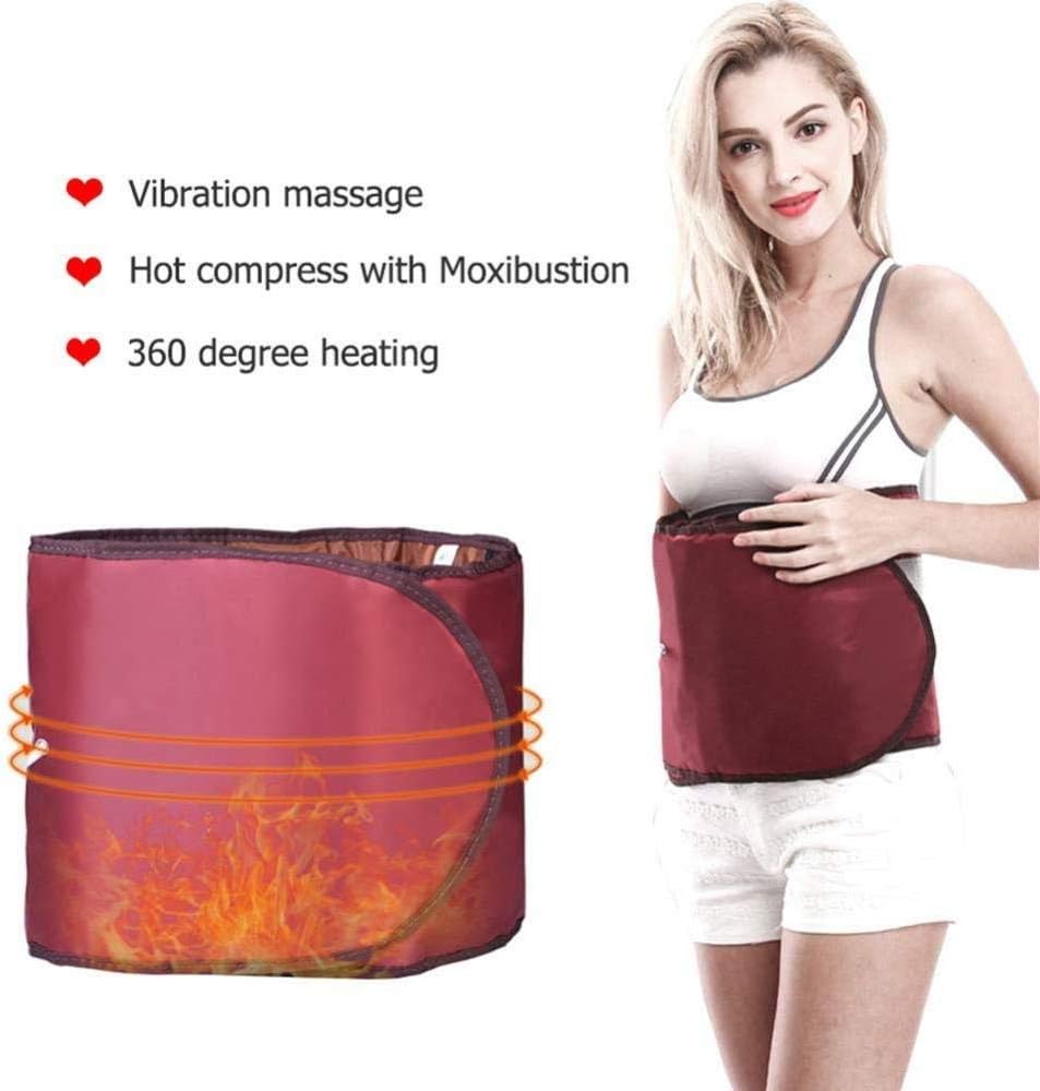 XHDMJ Portable Sauna Belt Removing The Massage Belt With 4 Motors Far Infrared Heating Vibration Massage Automatic Timing For Women & Men
