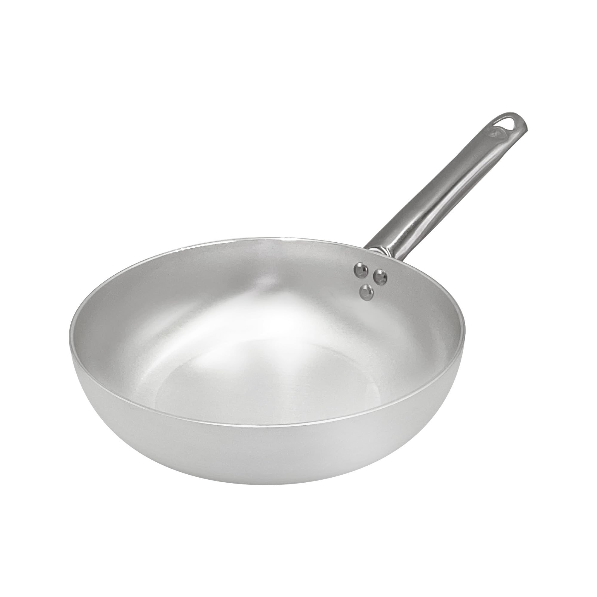 Pentole Agnelli ALMA111B40 High Saute Pan, Tubular Handle, Professional Aluminum, 40 cm