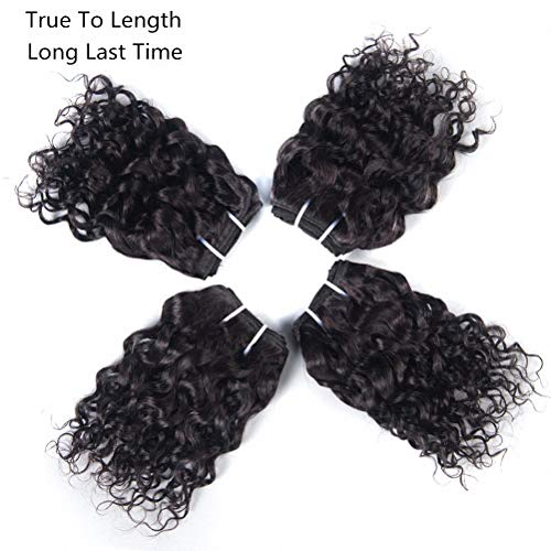 Brazilian-Human-Hair-Weave-Ocean-Wave-4-Bundles-Wet-And-Wavy-Brazilian-Virgin-Hair-Remy-Hair-Extensions-Water-Wave-100-Unprocessed-8A-Grade-Natural-Wave-Natural-Black-Color-10-Inch-50gpc