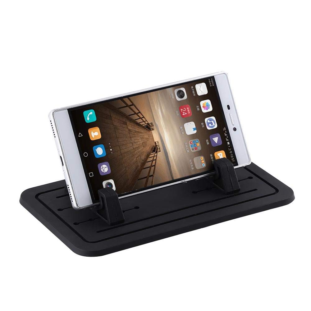 BOROCO Car Phone Holder, Universal Non-Slip Silicone Gel Car Dashboard Mobile Phone Mount Holder Cradle Stand Slip Free Desk Phone Stand