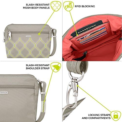 Travelon Anti-Theft Convertible Crossbody Classic Waist Pack Bag Pouch Purse New 3 Travelon Anti-Theft Convertible Crossbody Classic Waist Pack Bag Pouch Purse New