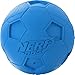 Nerf Dog Soccer Ball Dog Toy with Interactive Squeaker, Lightweight, Durable and Water Resistant, 3.25 Inches, For Small/Medium/Large Breeds, Single Unit, Blue, Model Number: 2171