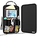 Premium Quality Backseat Car Organizer With Bonus Kick Mat Seat Back Protector By FORTEM With Built-In iPad/Tablet Holder Cargo Storage For Baby Stroller & Kid Travel Accessories - UPDATE Version