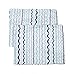 Bacati - 2 Pack NOAH TRIBAL BOYS 100% Cotton Soft Breathable Percale Universal Baby US Standard Crib or Toddler Bed Fitted Sheets (GARLAND, MINT NAVY)