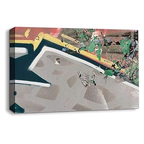 Canvas Wall Art for Living Room,Bedroom Home Artwork Paintings Creative Graffiti Ready to Hang - 12x18 inches
