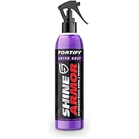 SHINE ARMOR Fortify Quick Coat - Ceramic Coating - Car Wax Polish Spray - Waterless Car Wash & Wax - Hydrophobic Top…