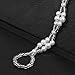 Suyi 2Pcs Elastic Pearl Anklets for Womens Girl Wedding Beach Anklets Starfish Barefoot Sandals Ankle Chains with Toe Ring Starfish2