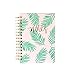 Pink Notebook with Palms Journal Girl Boss Spiral Notebook Diary Palm Branches Pink Gold Foil Spiral Notebook Hand Lettered Notepad by Sweet Water Decor 5.75x8.25