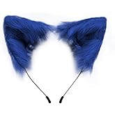 SMILETERNITY Handmade Fox Wolf Cat Ears Headwear Costume Accessories for Halloween Christmas Party