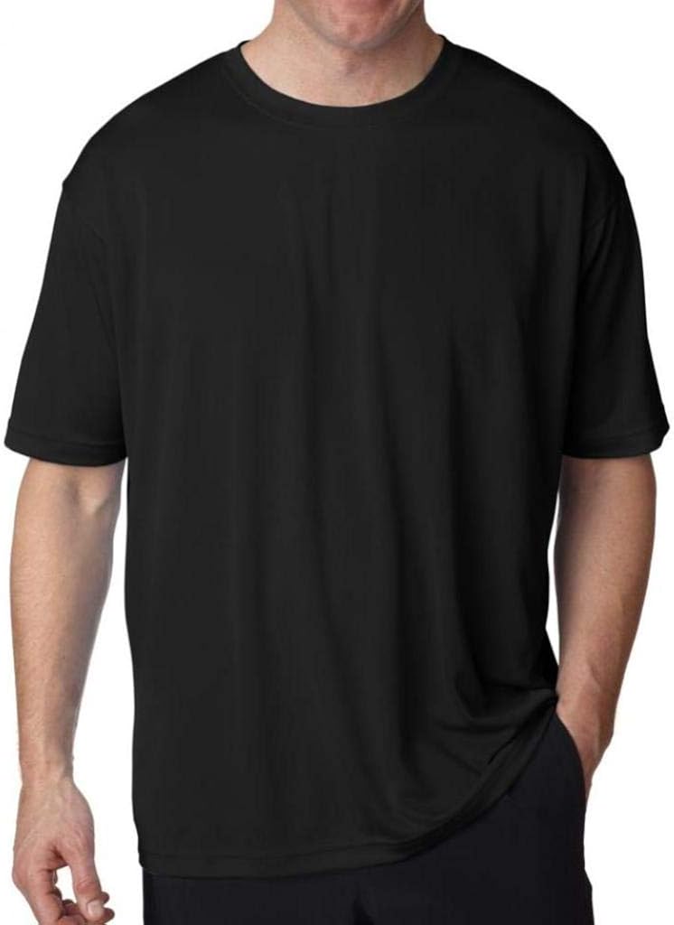 UltraClub Big Men's Cool-n-Dry Performance T-Shirt at  Men’s Clothing store