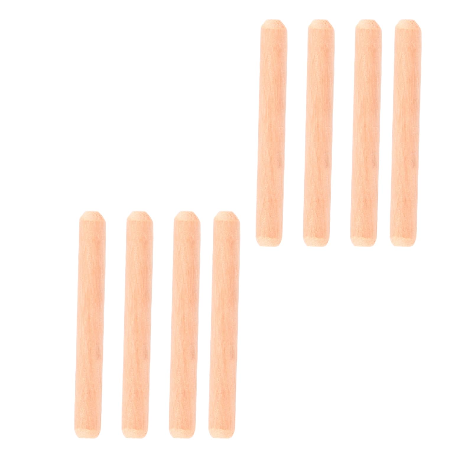 Wooden Pins Round Stud Unthreaded Cylindrical Dowel Pins M6 X 30 40 50 Mm For Drawer Cabinet Furniture Joinery (M6 X 50)