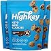 HighKey Snacks Keto Food Low Carb Snack Cookies, Chocolate Chip, 3 Pack - Gluten Free & No Sugar Added, Healthy Diabetic, Paleo, Dessert Sweets, Diet Foods primary