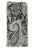 M & F Western Women's M&Amp;Amp;F Silk Paisley Wild Rag Black One Size