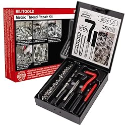 BILITOOLS M6x1.0 Thread Repair Kit, HSS Drill
