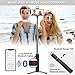Hantun Selfie Stick Tripod, 3 in 1 Extendable Bluetooth Selfie Stick with Wireless Remote Shutter and Fill Light for iPhone Xs/Xs Max/XR/X/8, Galaxy S10/9/8/Note, Google Pixel and All Andriod Phones