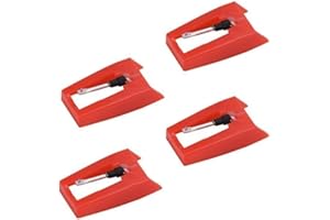 ACESTAR Record Player Needle,4 Pack Turntable Needle Replacement for LP Vinyl Record Player,Suitcase Turntable,Gramophone Phonograph(Victrola,Crosley,Jensen,LP&no1 and More Brands) Gift for mom