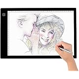 Tracing Light Box, A4 LED Artcraft Tracing Light Pad Light Box For Artists,Drawing, Sketching, Animation, 9.4x14 Inch Light Pad