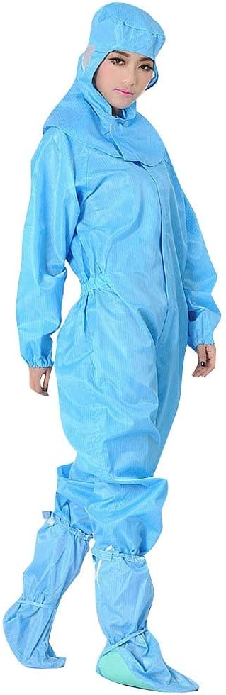 CODODKI Unisex Coveralls Protective Suit, Disposable Protective Isolation Clothing Anti-Static Waterproof Anti-Fog