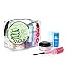 Bagail Clear Travel Toiletry Bag | Quart Sized with Zipper | Airport Airline Compliant Bag | Carry-On Luggage Travel Backpack for Liquids/Bottles One Pack Red