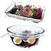 Silicone Stretch Lids 6 Pack Different Size FDA Approved Stretchable Food Covers for Cups, Pots, Can,bowls,Dishes,Mugs,Jars (Clear)