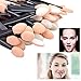 Amariver Disposable Makeup Brushes Set, Disposable Mascara Eyelash Brushes, Eyeliner Brushes, Lip Brushes and Dual Sided Eyeshadow Makeup Brushes Applicator, 200 Pcs in Total, Each for 50 Pack